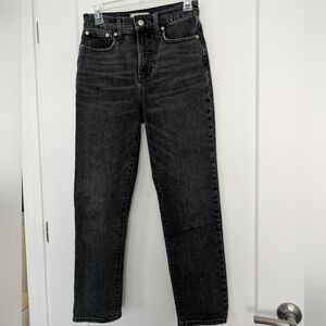 Madewell Women's Perfect Vintage Jeans, Size 26, Gray Black